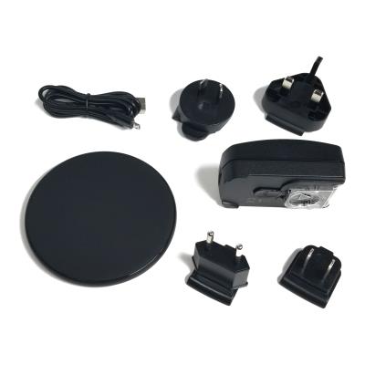 wireless qi charger pad including usb cable and universal power supply